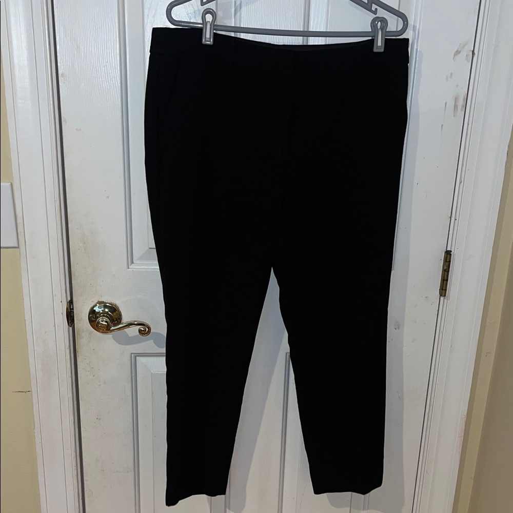 Talbots Black Ankle Pants Size 14P  Petite Stretch Career Workwear